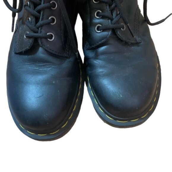 Dr Martens 1460 Black Soft Leather Boots | Sz M8 and W9 - Picture 5 of 7